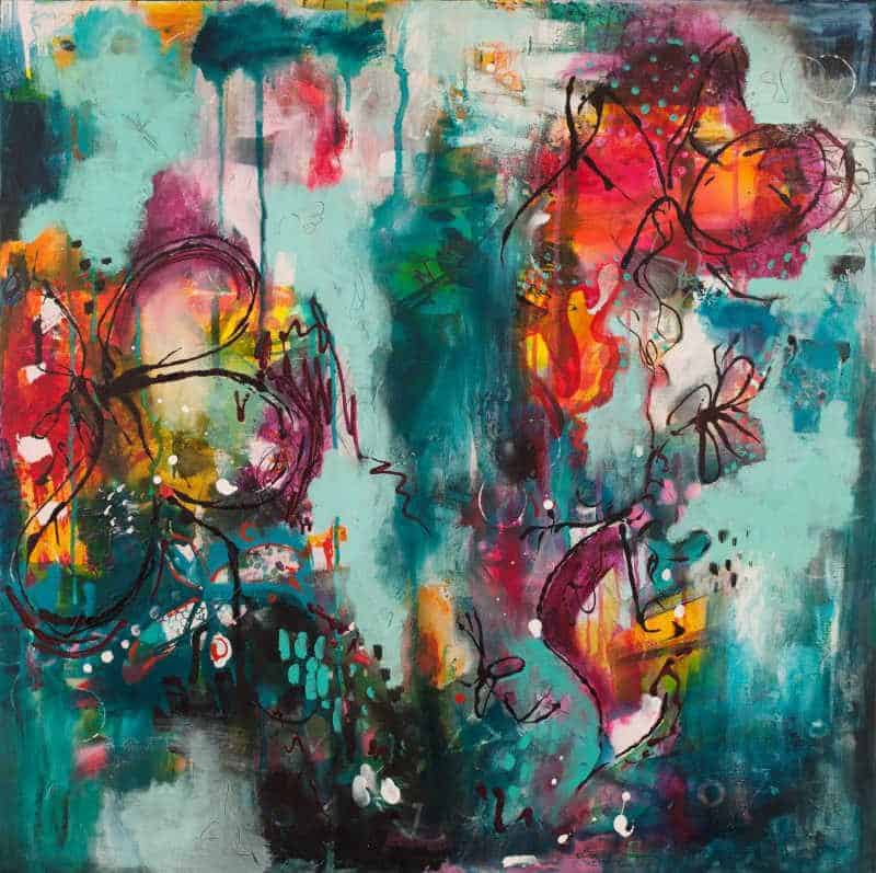 Follow Your Path - mixed media - Ariska Keldermann-Simons