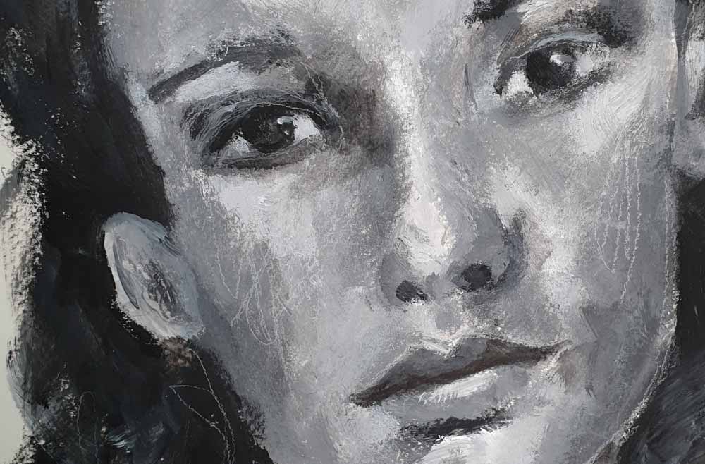 Monochroom portret