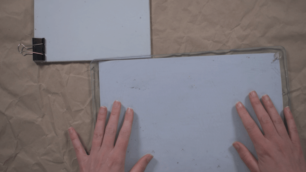 Glazen palet snijplank